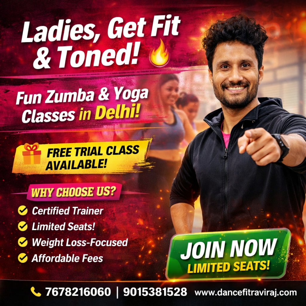 Best Zumba Classes in Delhi for Ladies | Hire Trainer Ravi Raj