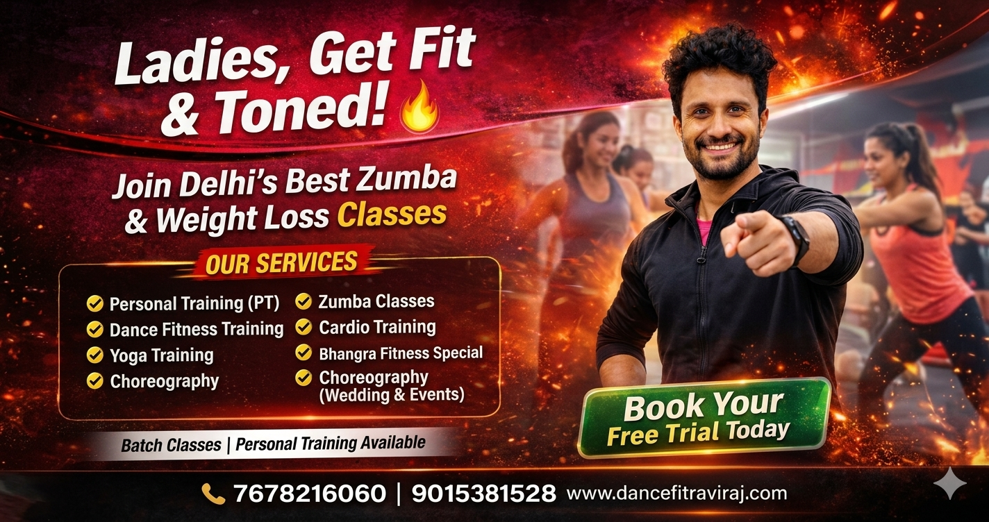 Book Ravi Raj | Zumba, Yoga & Weight Loss Expert in Delhi